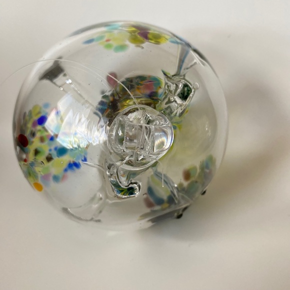 Vintage Art Glass WITCH BALL by Kitras, Handblown in Canada - Picture 7 of 15